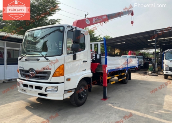Xe cẩu Hino FC9JLTC cẩu Unic 375 mới