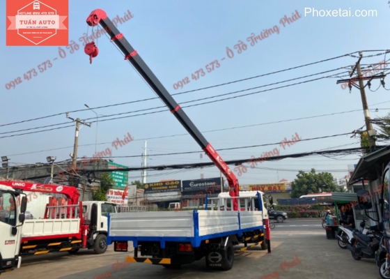 Xe cẩu Hino FC9JLTC cẩu Unic 375 mới