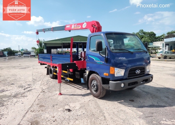 Xe Hyundai 110XL gắn cẩu Unic 344