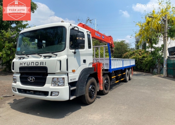 Xe cẩu Hyundai HD320 gắn cẩu Kanglim tấn KS2605 - Đời 2018