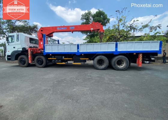 Xe cẩu Hyundai HD320 gắn cẩu Kanglim tấn KS2605 - Đời 2018