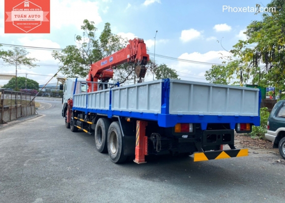 Xe cẩu Hyundai HD320 gắn cẩu Kanglim tấn KS2605 - Đời 2018