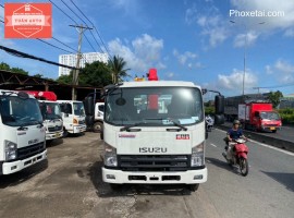 Xe tải cẩu ISUZU FRR 4.8 tấn gắn cẩu Unic 375