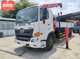 Xe cẩu Hino FG8JP7A gắn cẩu UNIC 554 , Tải trọng 7 tấn