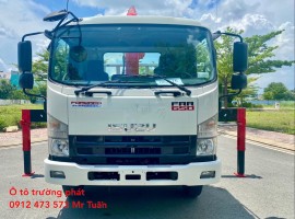 XE tải cẩu ISUZU FRR gắn cẩu UNIC 374 